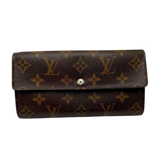 Louis Vuitton Brown Monogram Porte Tresor International Sarah Long Wallwt - Picture 1 of 12